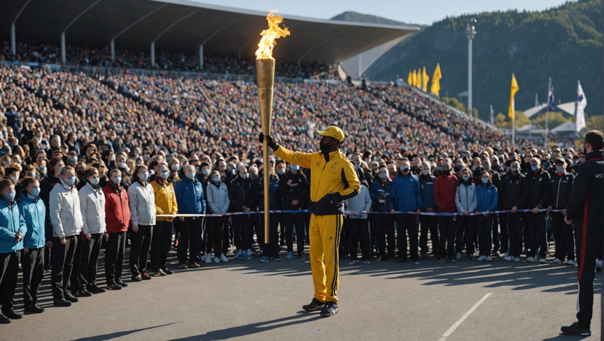 découvrez la halte de la flamme olympique des jeux olympiques de 2024 dans la région nord ce mardi